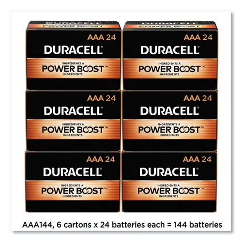 Power Boost Coppertop Alkaline Aaa Batteries, 144/carton