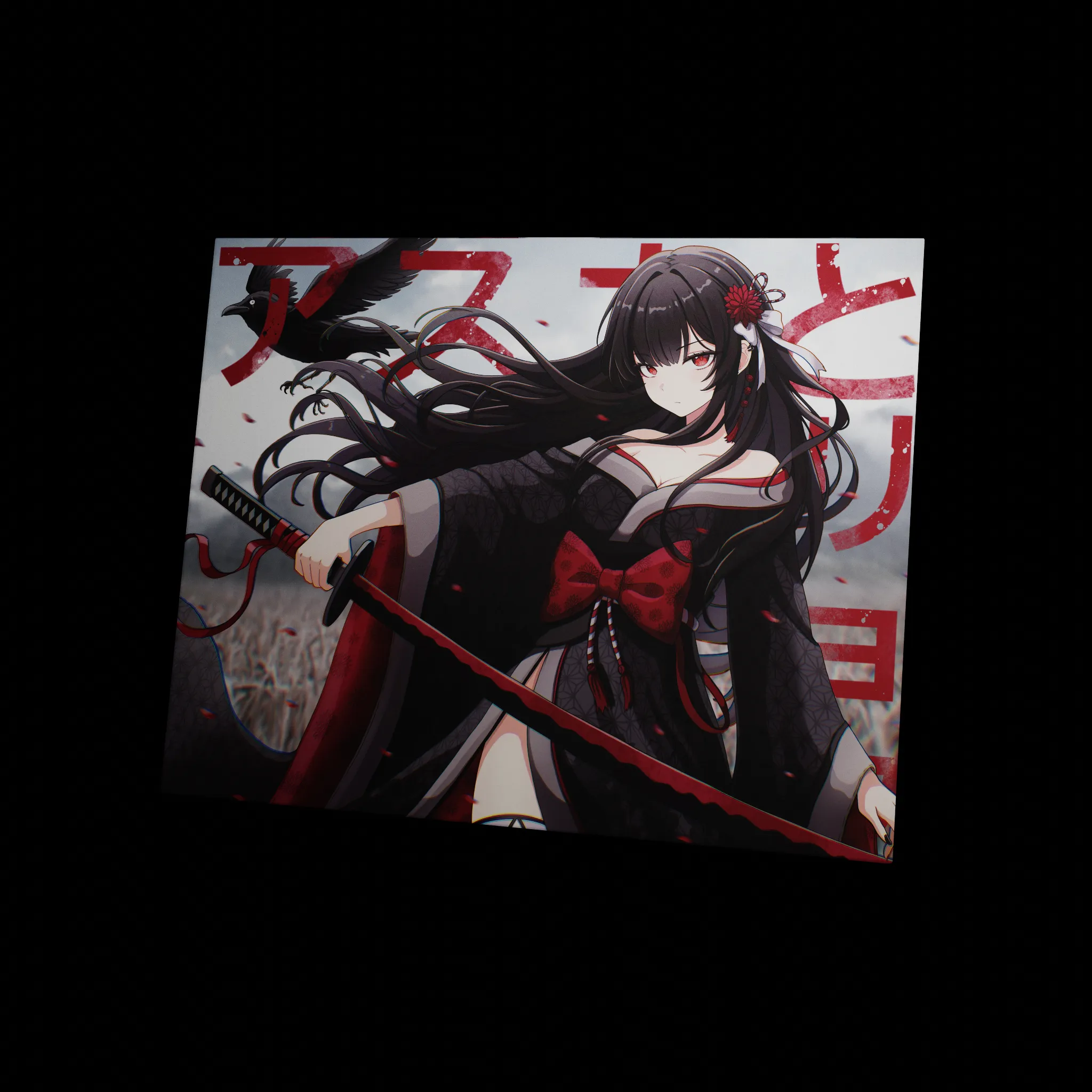 [PRE-ORDER] Gamesense Asuka Sonar Kimono Limited Edition Glass Mouse Pad