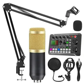 Professional Live Sound Card Condenser Microphone 988BM800-KIT