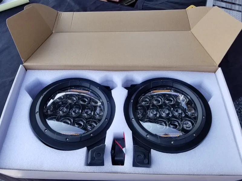 QUAKE LED Headlight Replacement Kit for 18-up Jeep Wrangler JL & JL Unlimited
