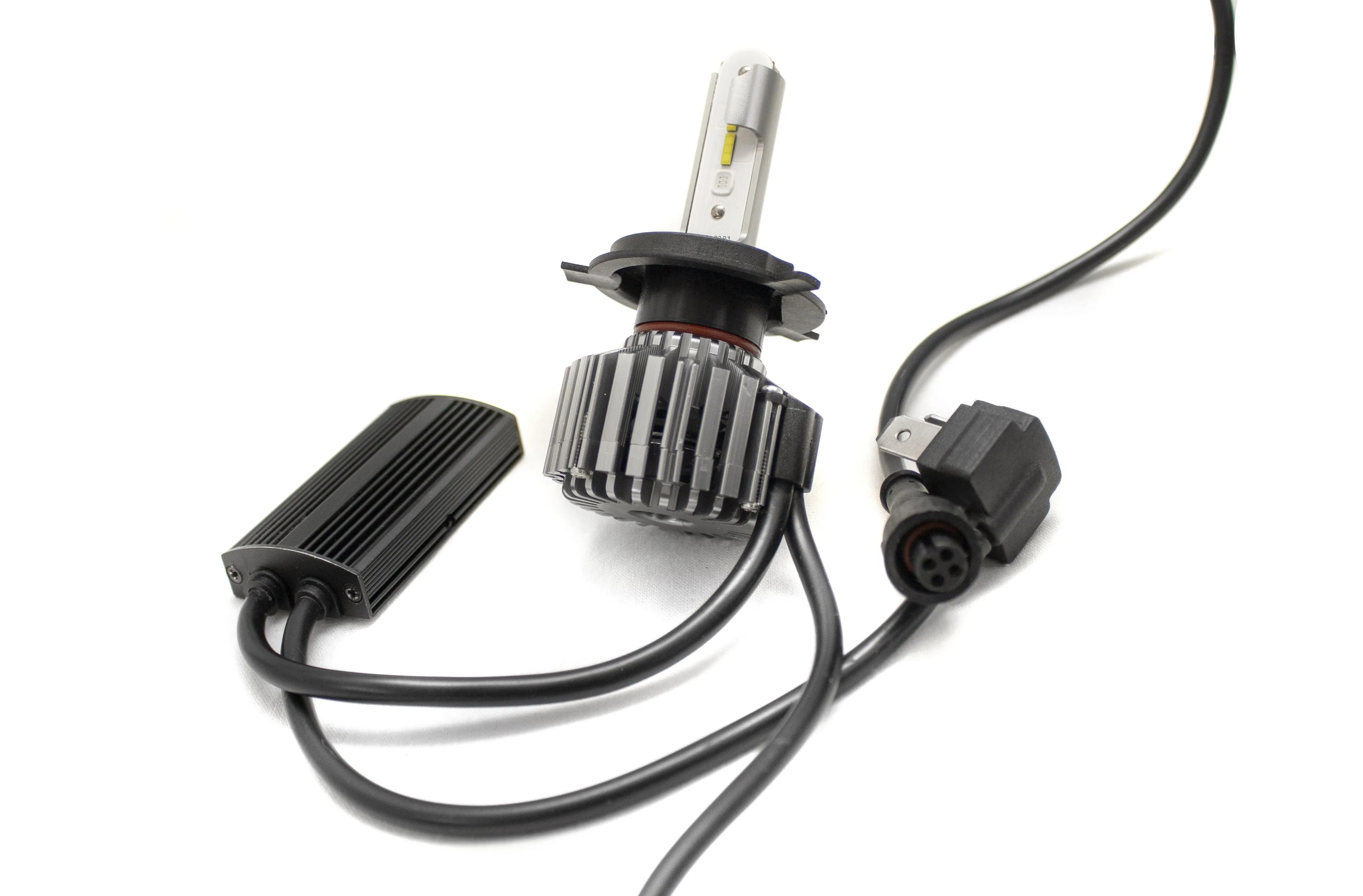 Race Sport RS Headlight Conversion Kits [H4 Demon Eye LED Series] Dual Function Kit w/ Driving & Accent Functions