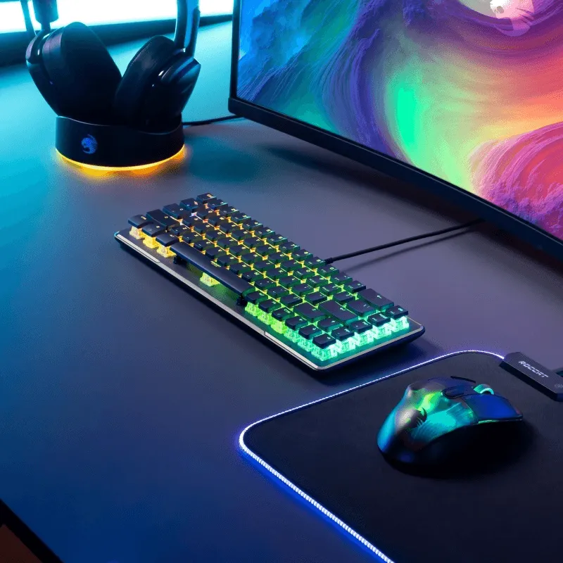 ROCCAT Keyboard Vulcan II Mini Optical Mechanical RGB Gaming Black
