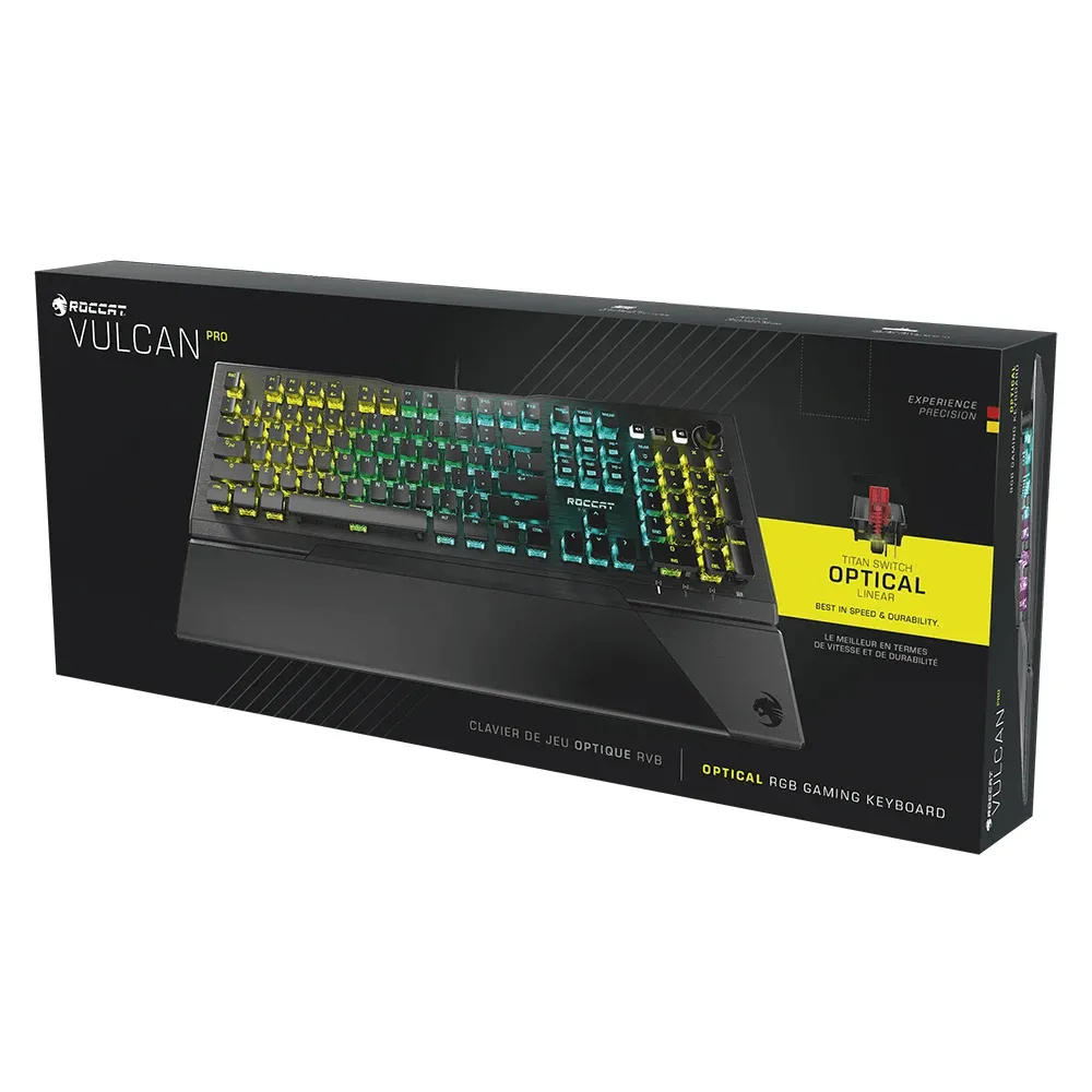 ROCCAT Vulcan PRO Gaming Optical Keyboard AIMO RGB Linear