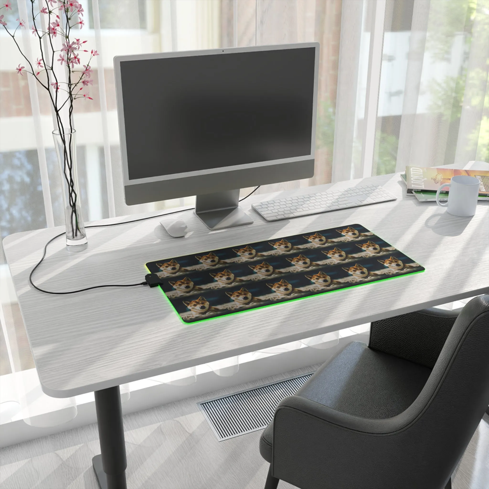 Shiba Inu LED Gaming Mouse Pad
