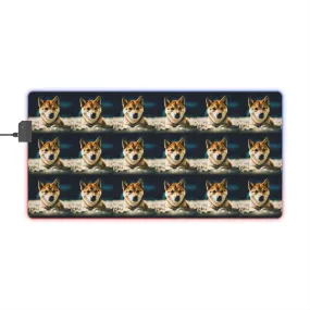 Shiba Inu LED Gaming Mouse Pad