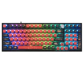 SKYLOONG GK7 Nine-Tailed Fox Pudding PBT ASA Profile Keycap Set 126 Keys
