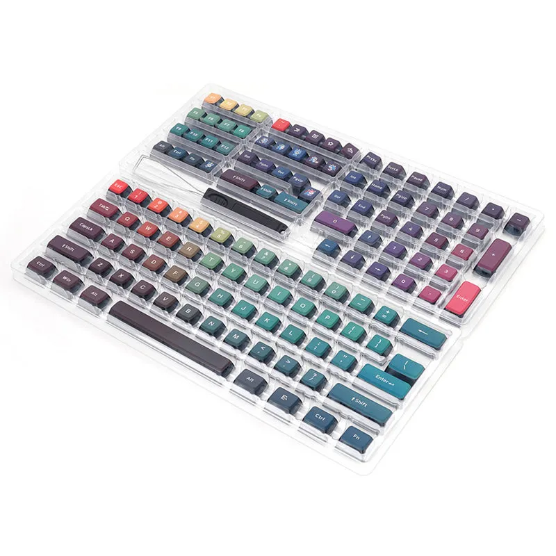 SKYLOONG GK7 Pudding PBT ASA Profile Keycap Set 126 Keys