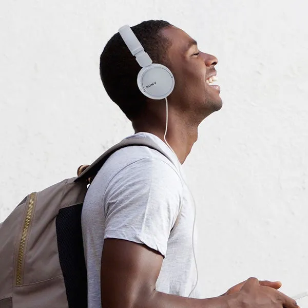 Sony MDR-ZX110 Headphones Foldable - White