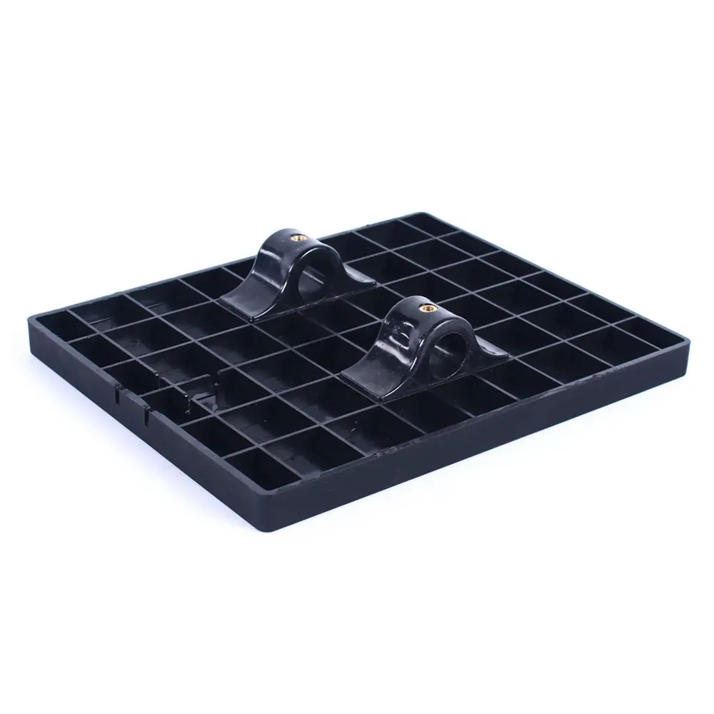 Stainless Steel Clamp Laptop Stand with Keyboard Support and Mouse Table