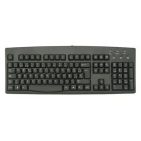 Standard English US Black Wired USB Keyboard SimplyPlugo Brand by Solidtek
