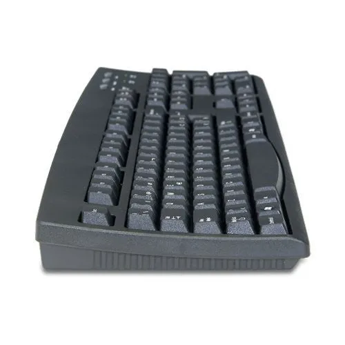 Standard English US Black Wired USB Keyboard SimplyPlugo Brand by Solidtek