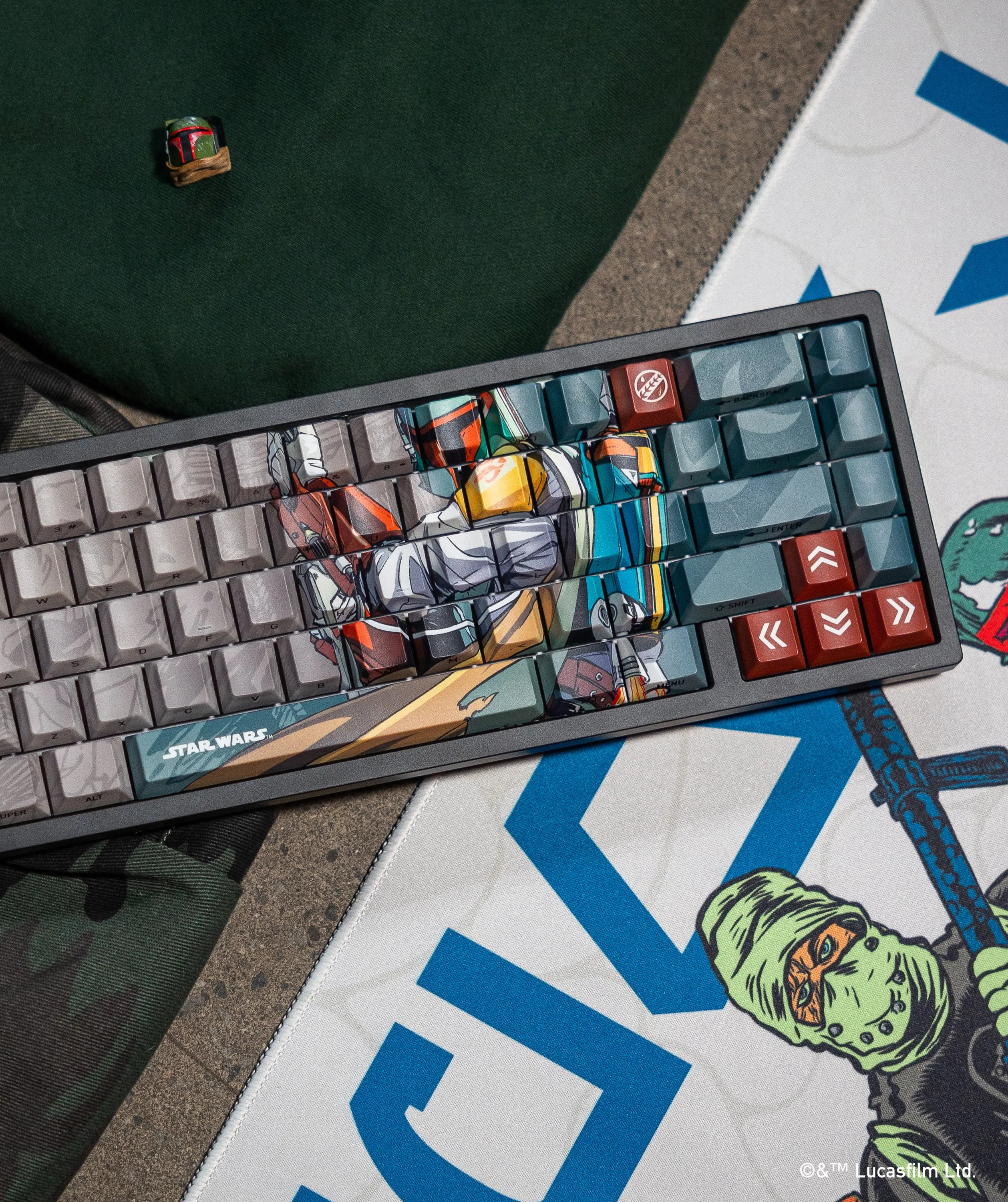 STAR WARS™ BOBA FETT KEYCAP SET