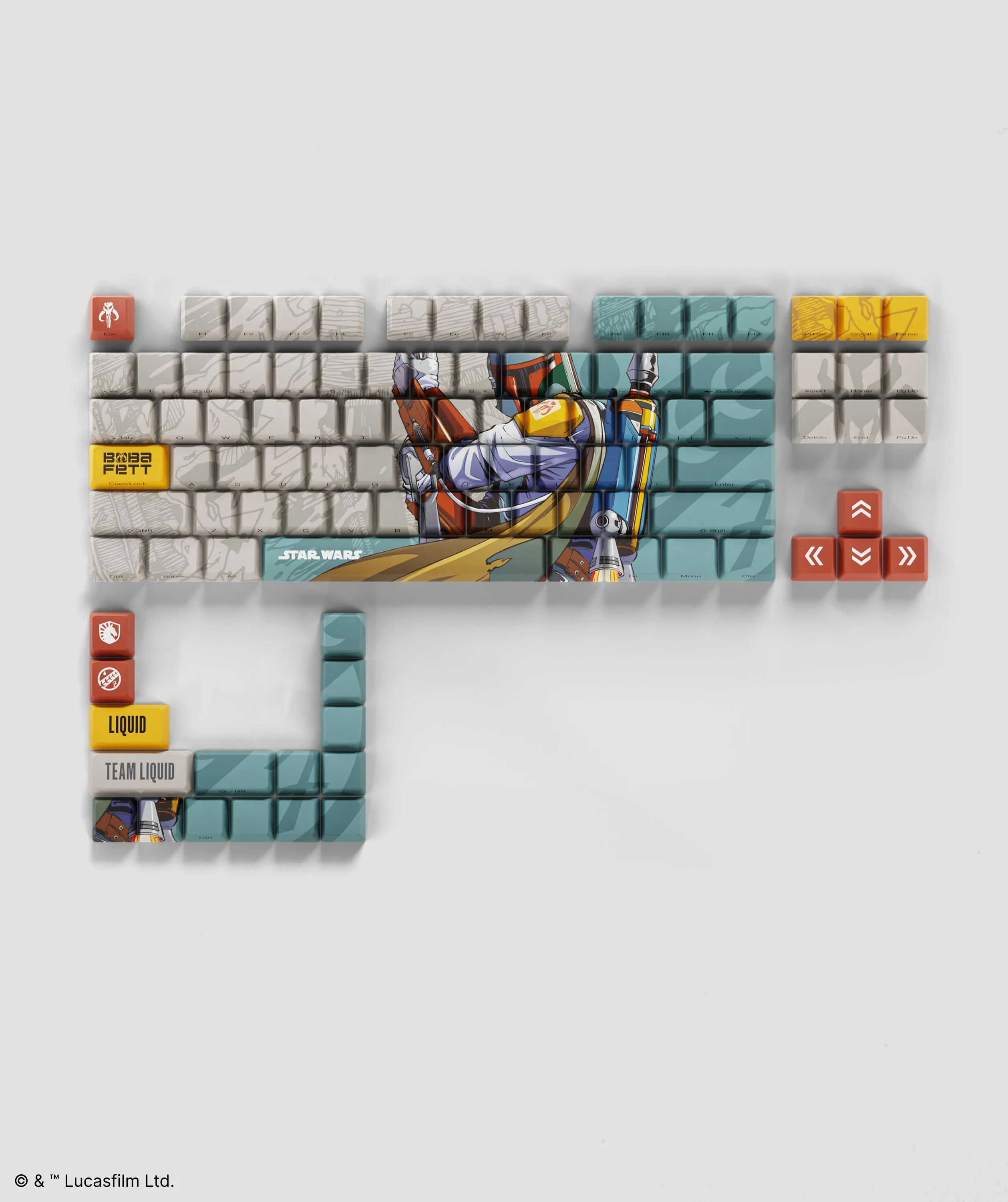 STAR WARS™ BOBA FETT KEYCAP SET