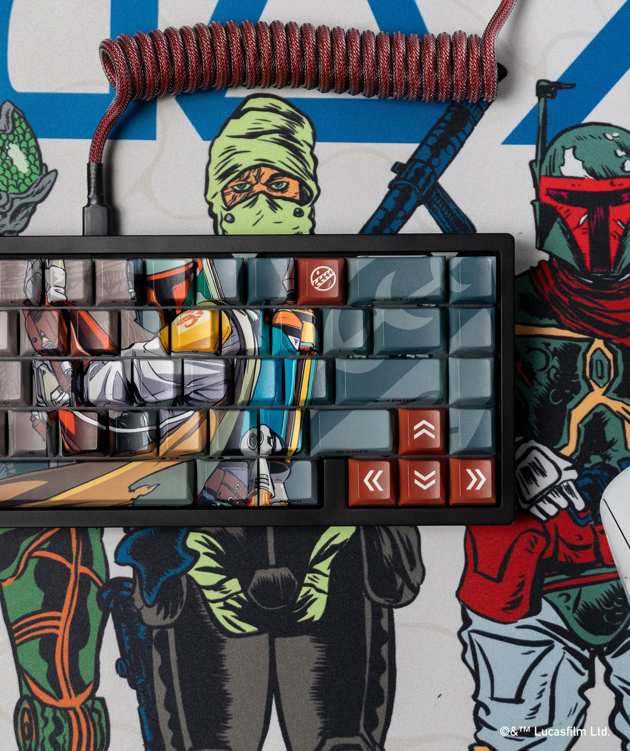 STAR WARS™ BOBA FETT KEYCAP SET