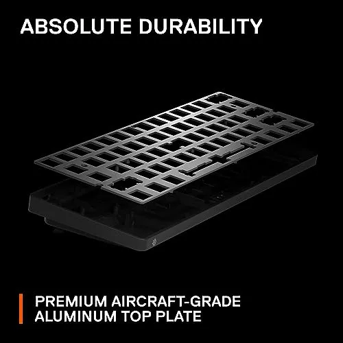 SteelSeries Apex Pro HyperMagnetic Gaming Keyboard — Adjustable Actuation — OLED Screen — RGB – USB Passthrough