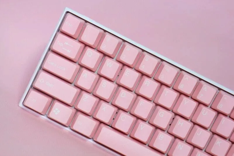 Tai-Hao Pink ABS Keycap Set