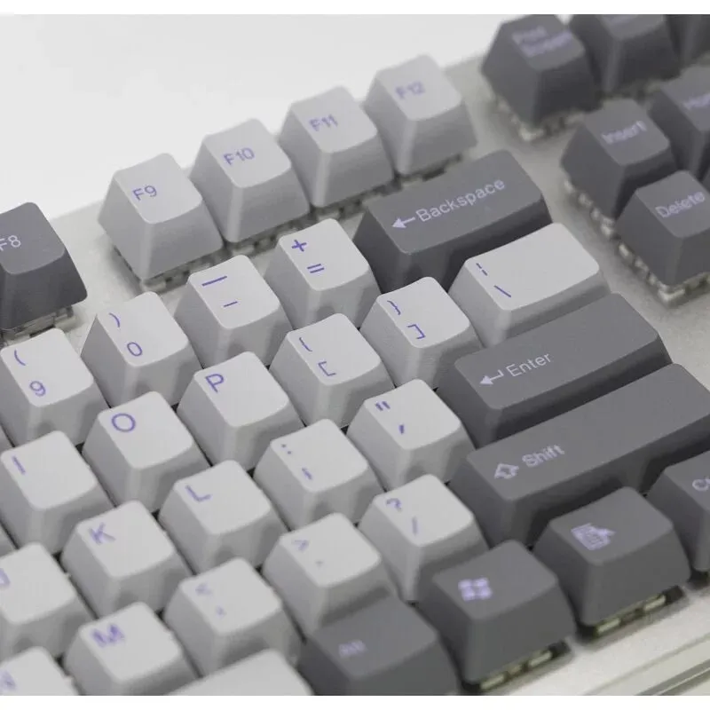 Tai-Hao Purple & Gray PBT Keycap Set