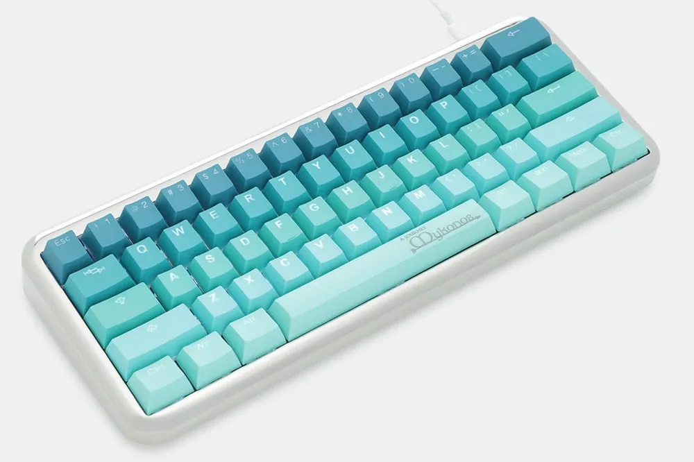 taihao Mykonos pbt double shot keycaps for diy gaming mechanical keyboard Backlit Caps oem profile light through ISO UK