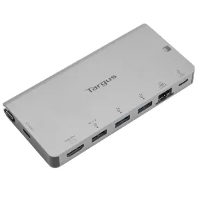 Targus DOCK414EU notebook dock/port replicator Wired USB 3.2 Gen 1 (3.1 Gen 1) Type-C Black, Silver