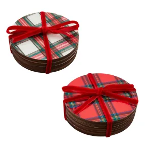 Tartan Lacquer Coaster Sets