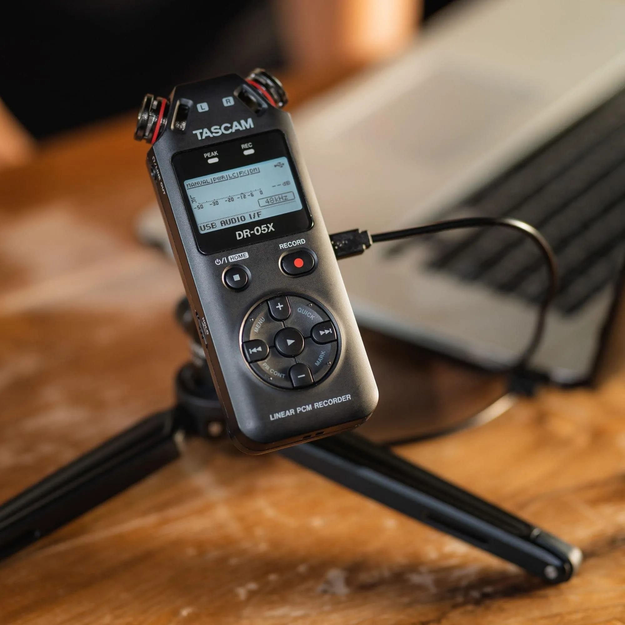 Tascam DR-05X Stereo Handheld Digital Recorder and USB Audio Interface