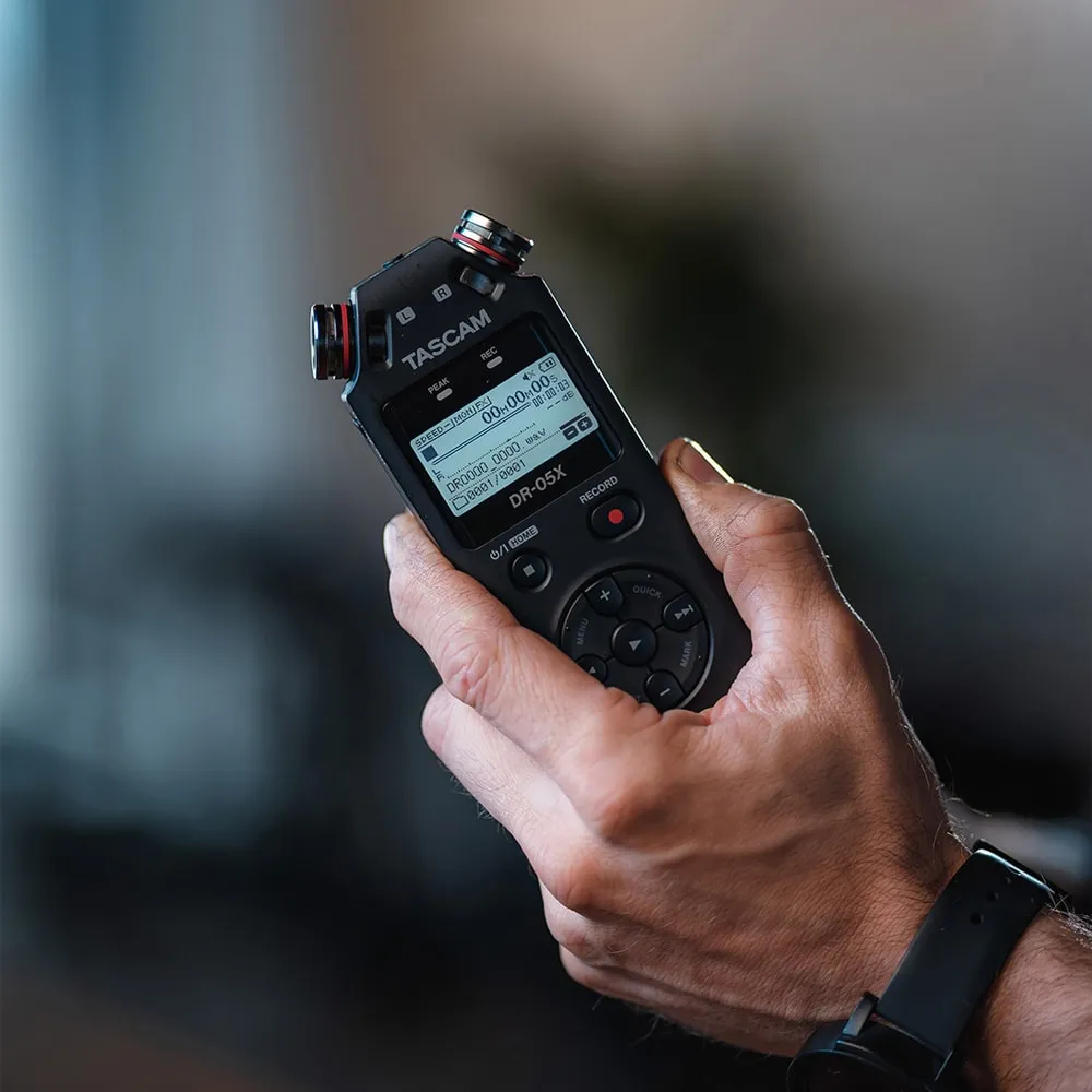Tascam DR05X Handheld Digital Audio Recorder
