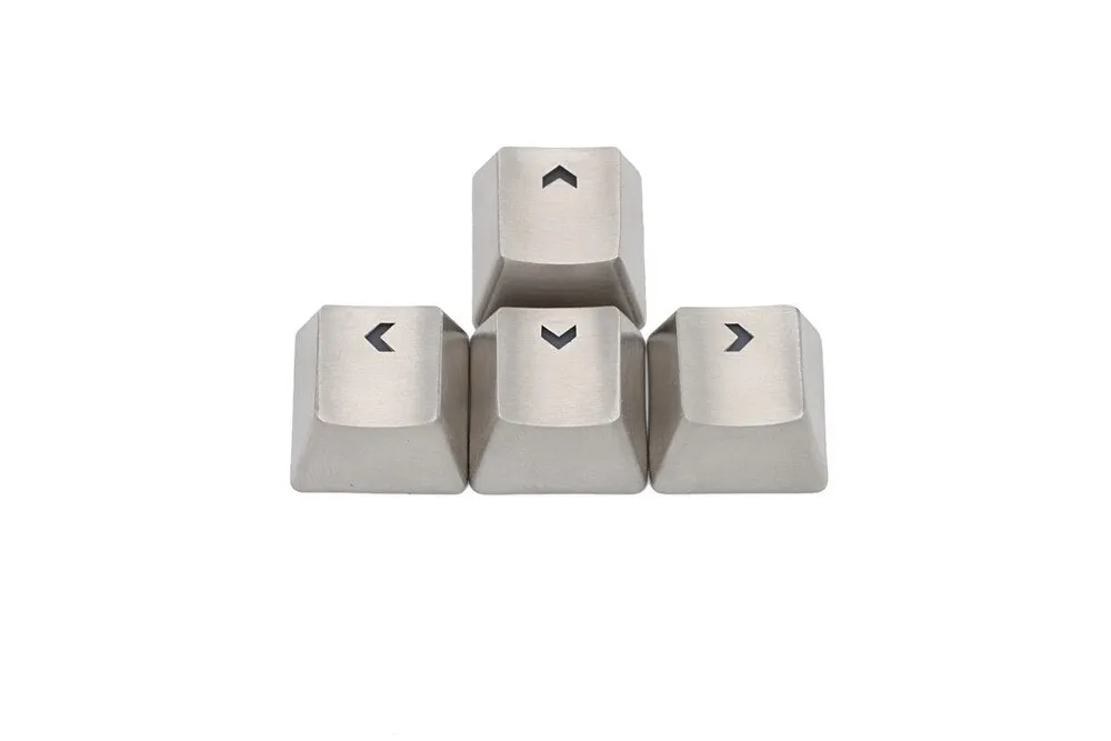 teamwolf stainless steel MX back-lit metal gaming Keycap for arrow keys silver color