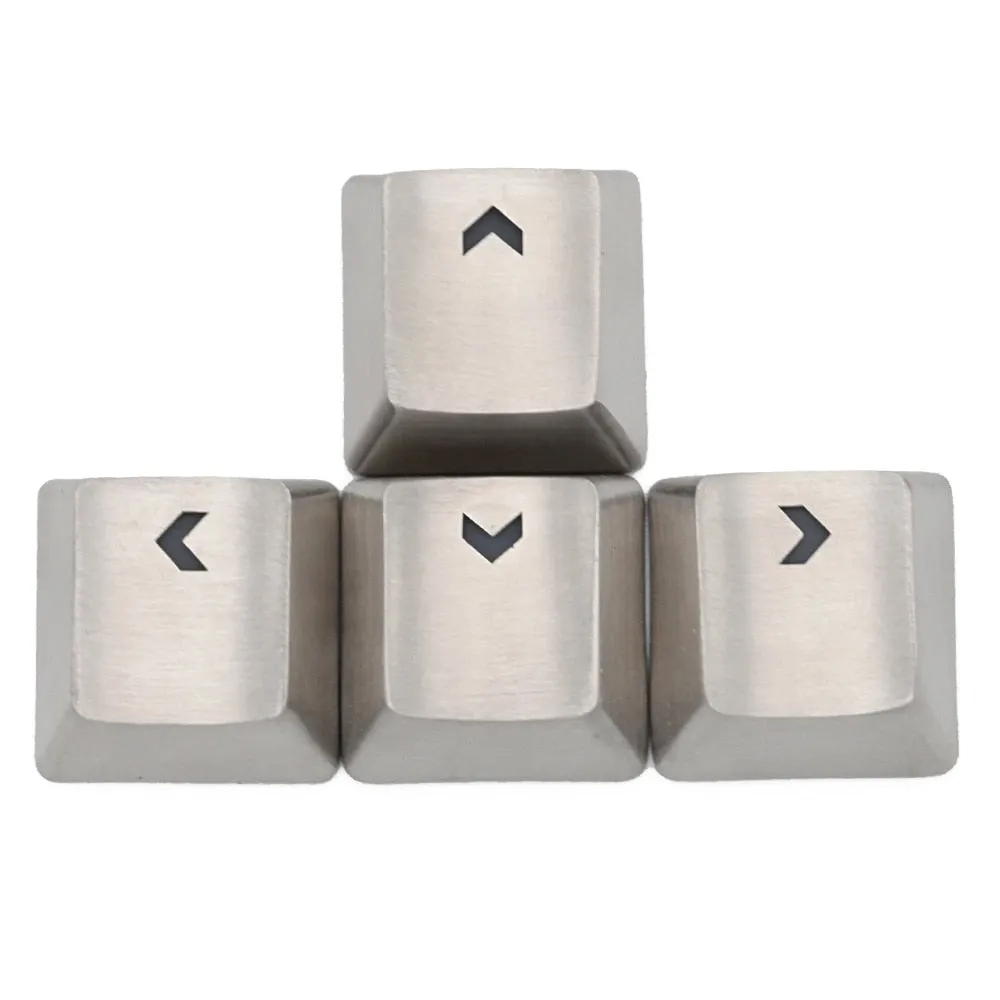 teamwolf stainless steel MX back-lit metal gaming Keycap for arrow keys silver color