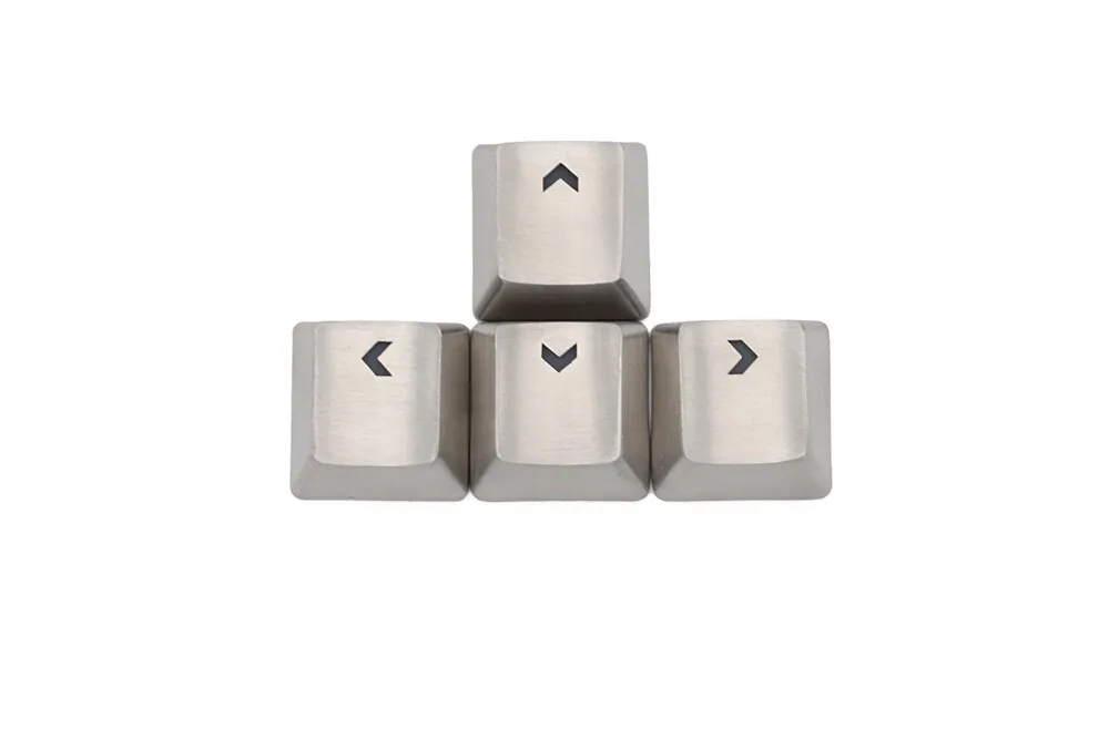 teamwolf stainless steel MX back-lit metal gaming Keycap for arrow keys silver color