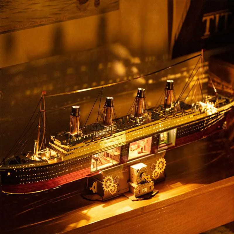 Titanic 3D Puzzle Metal Assembly Model DIY Kit
