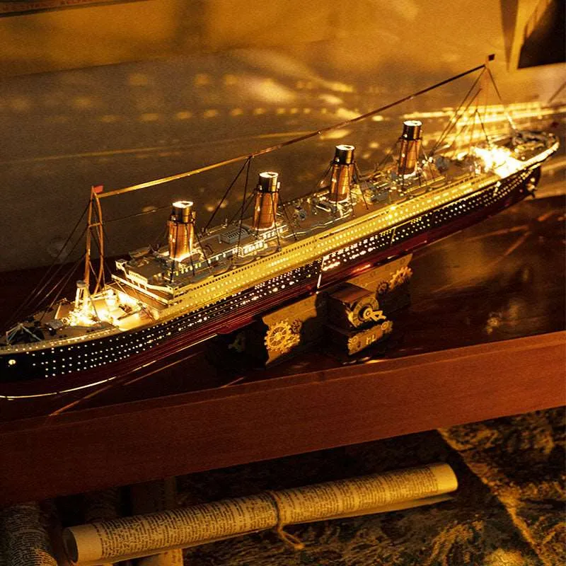 Titanic 3D Puzzle Metal Assembly Model DIY Kit