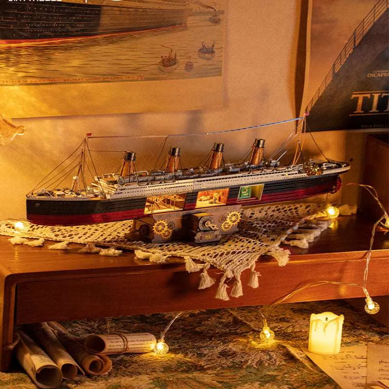 Titanic 3D Puzzle Metal Assembly Model DIY Kit