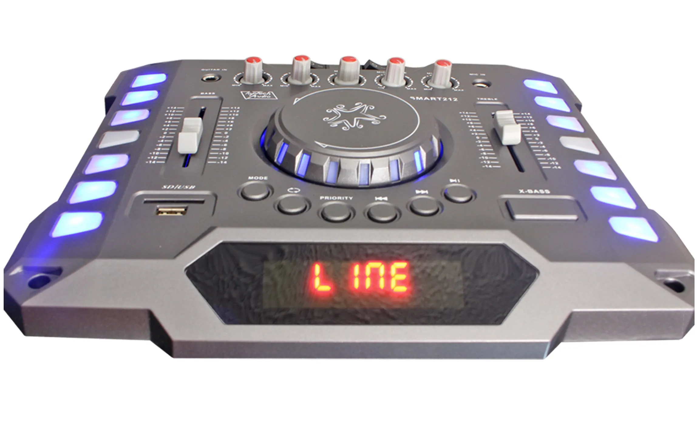 TOPTECH SMART-212 Portable Bluetooth Speaker with Multi-Hued Lights & Tablet