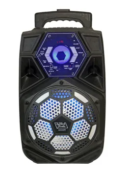 TOPTECH SOCCER-8 Portable 8-Inch Bluetooth Party Speaker with LED Lights