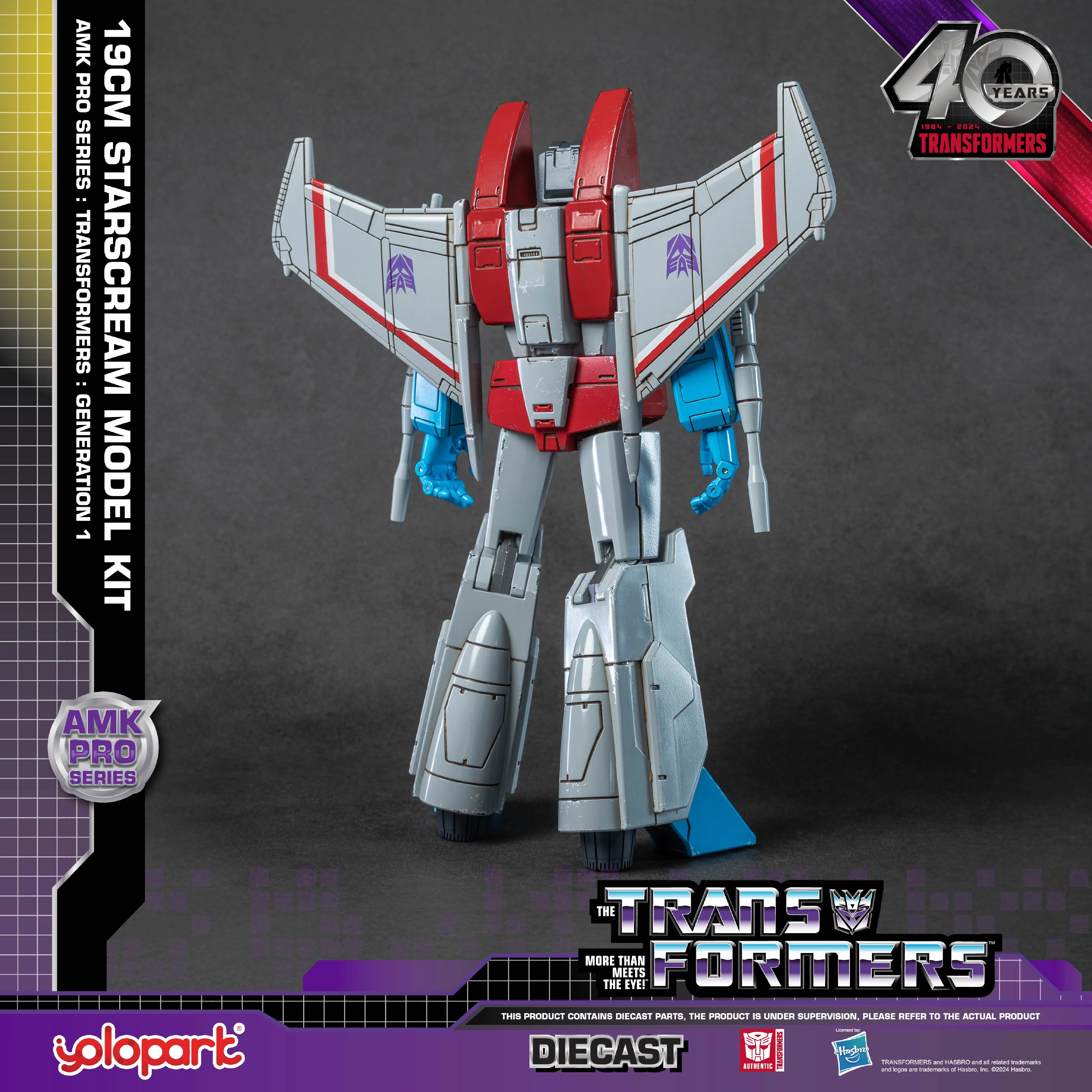 TRANSFORMERS Generation One AMK PRO Series 19cm Starscream Model Kit