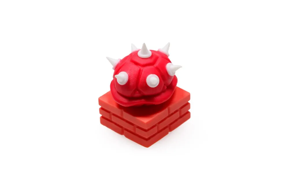 turtle with spikes Spiny handcraft Resin artisan keycaps for mx stem mechanical keyboards Yellow red green black blue White