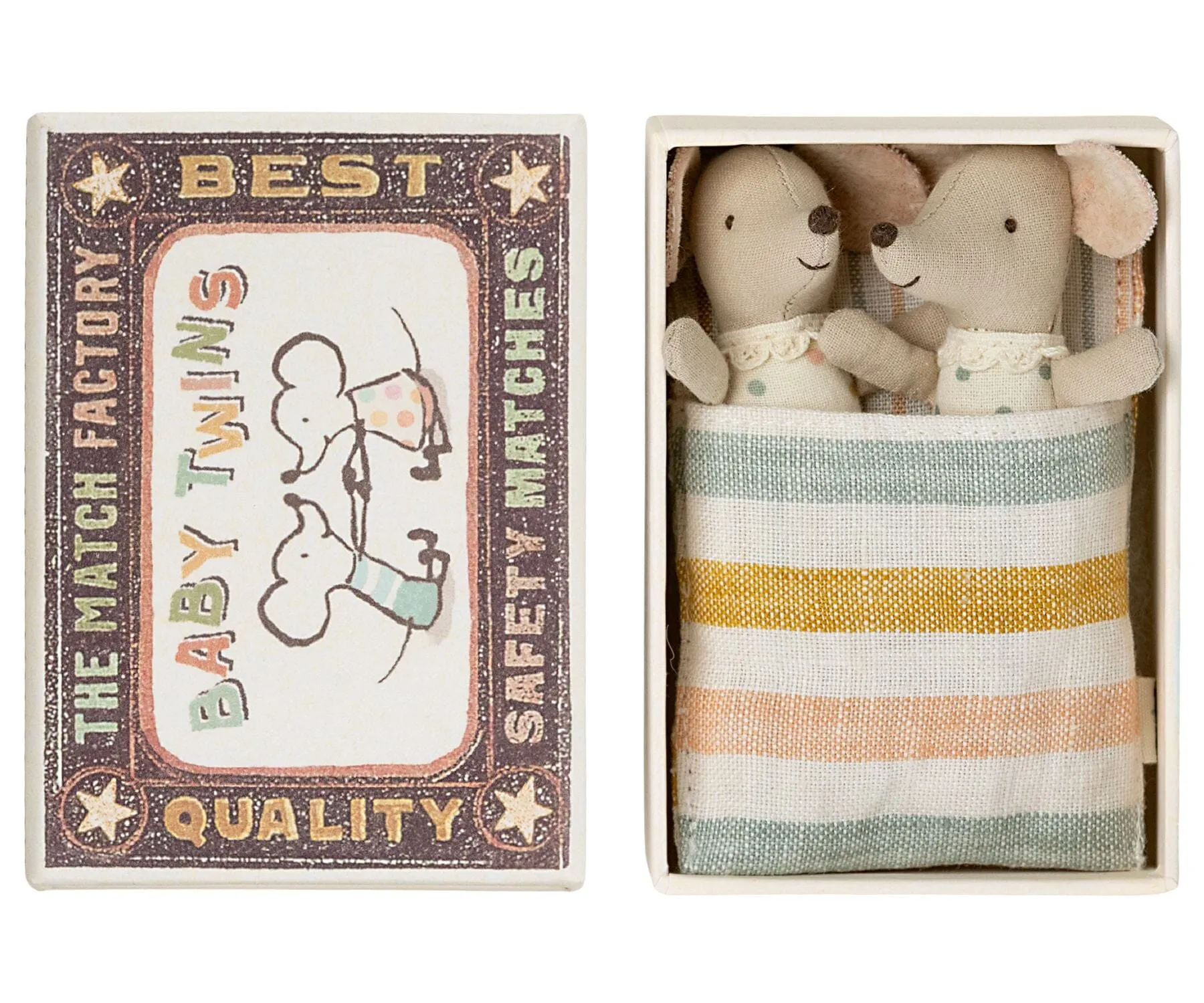 Twins, Baby mice in matchbox