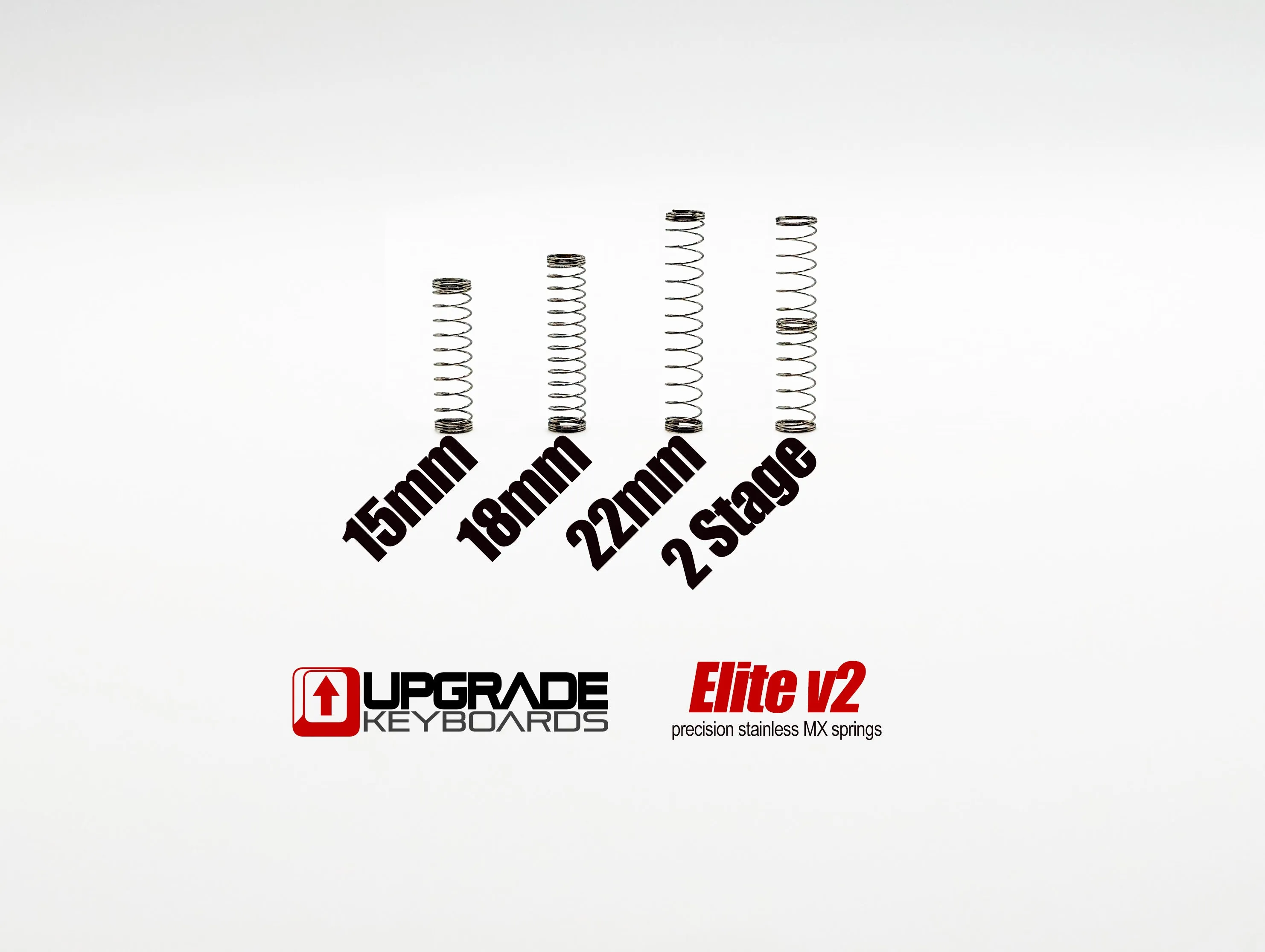 Upgrade Keyboards Elite v2 2-Stage Stainless MX Springs