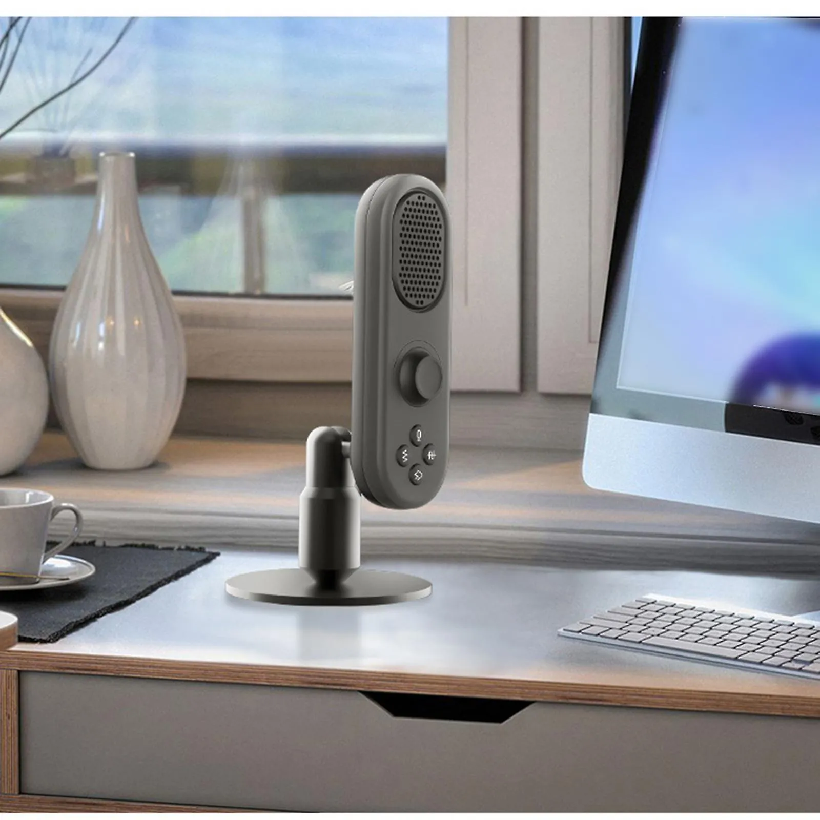 Usb Plug And Play Gaming Condenser Microphone Mc-Pw7