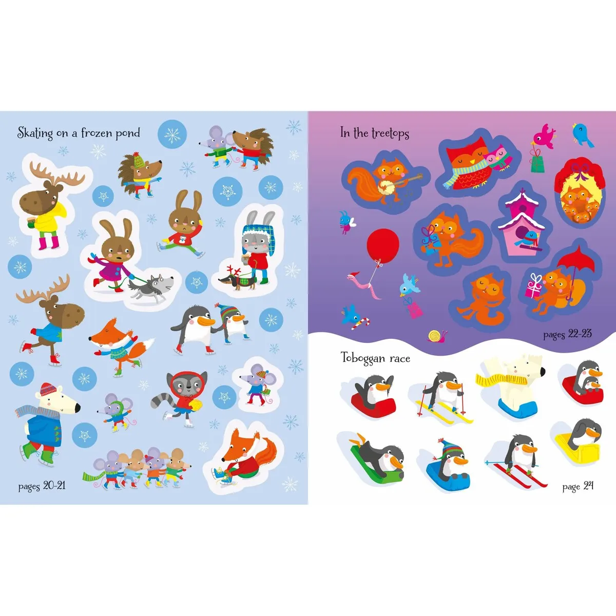Usborne winter wonderland sticker book