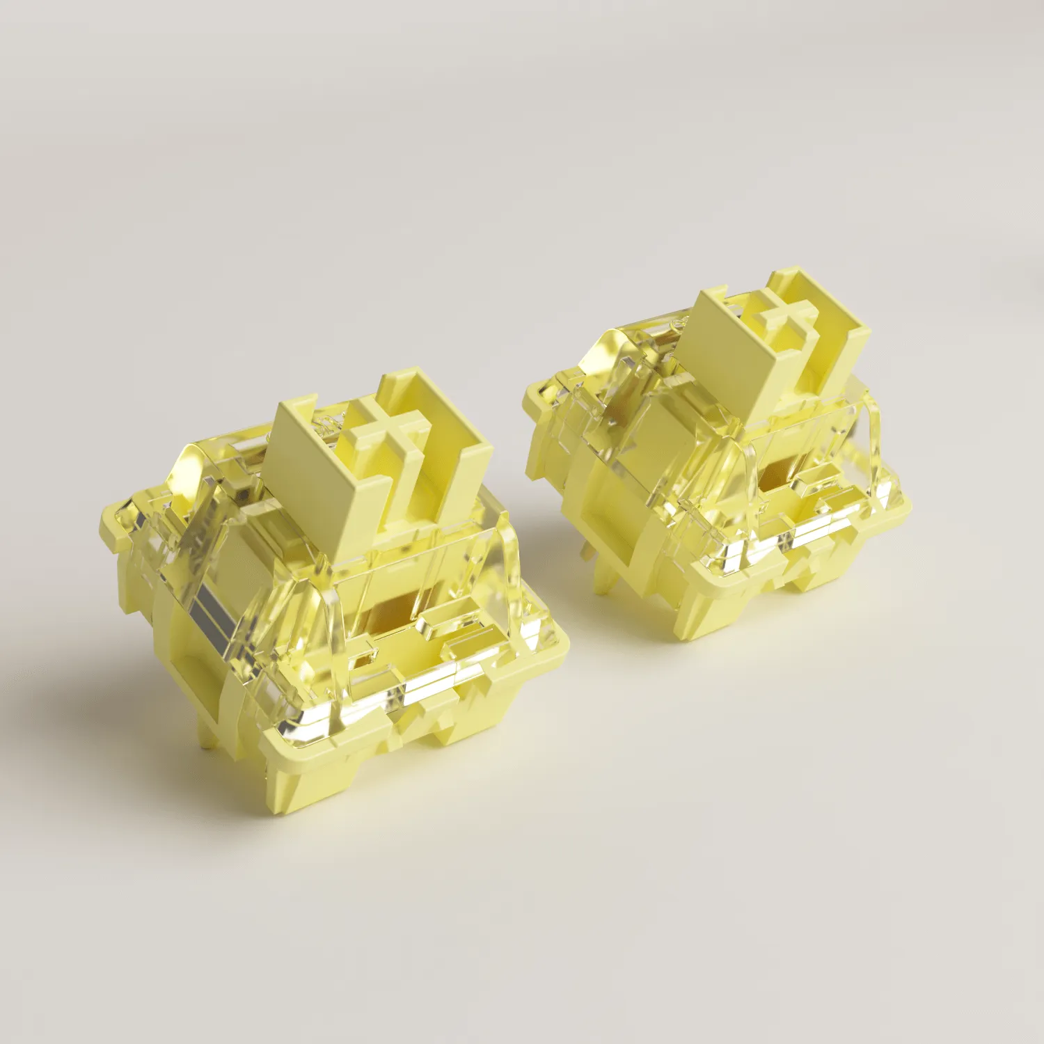 V3 Cream Yellow Pro Switch (Linear, 45pcs)