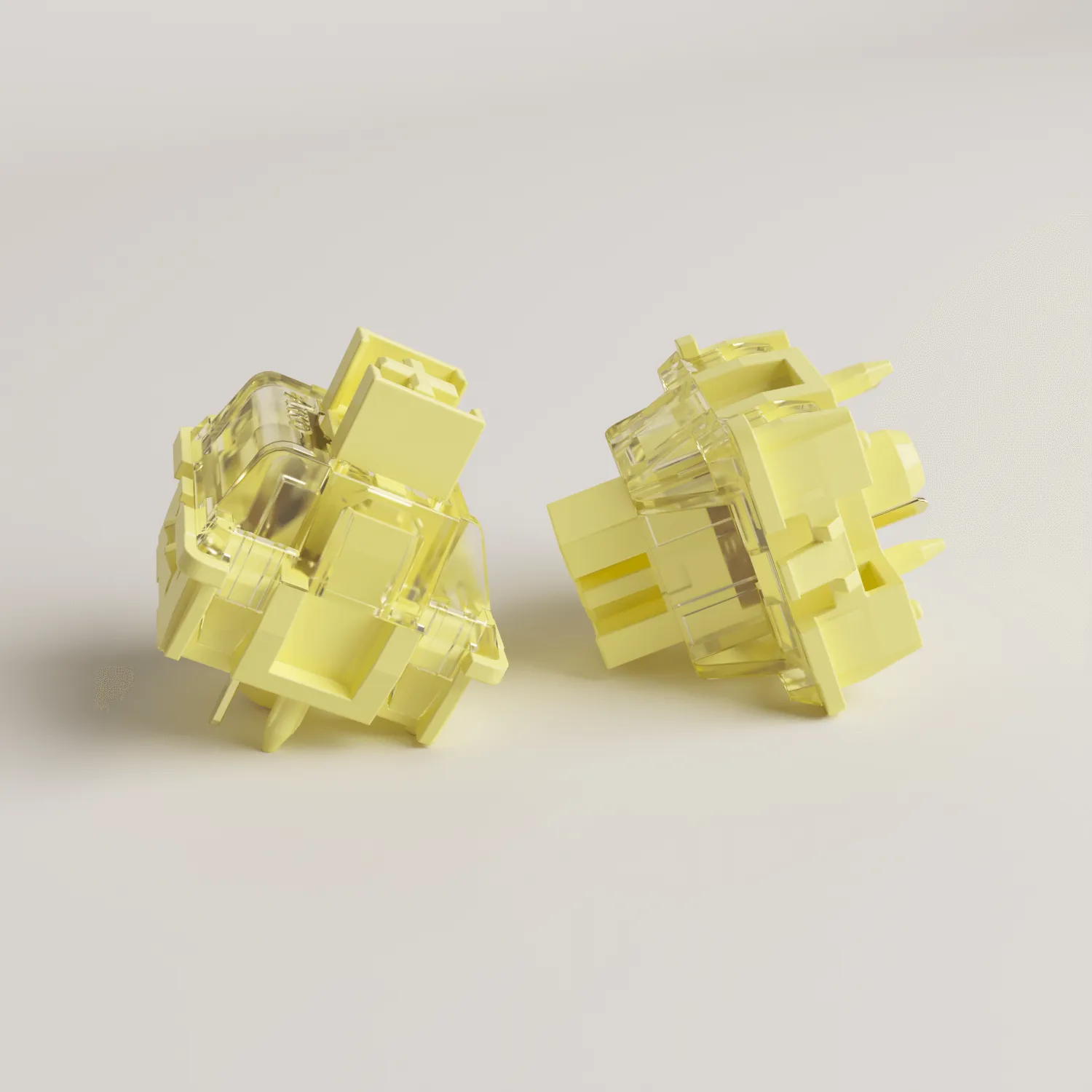 V3 Cream Yellow Pro Switch (Linear, 45pcs)