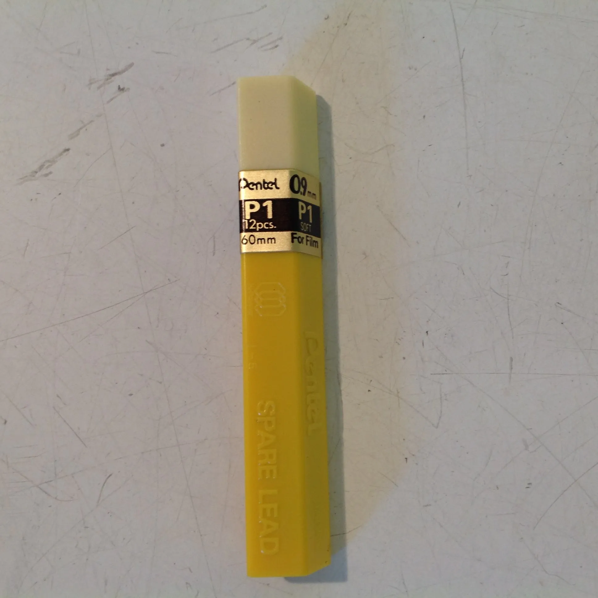 Vintage 1990's Pentel Mechanical Pencil NOS Refill Film Lead Regular Fine 0.9 mm #CF9-P1 Box of 12