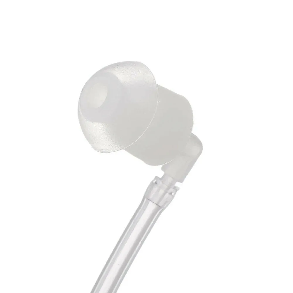 Walkie Talkie Headsets 2 Pin Covert Acoustic Tube Earpiece with Big Mic PTT for Motorola Two Way Radio Walkie Talkie M/K Plug