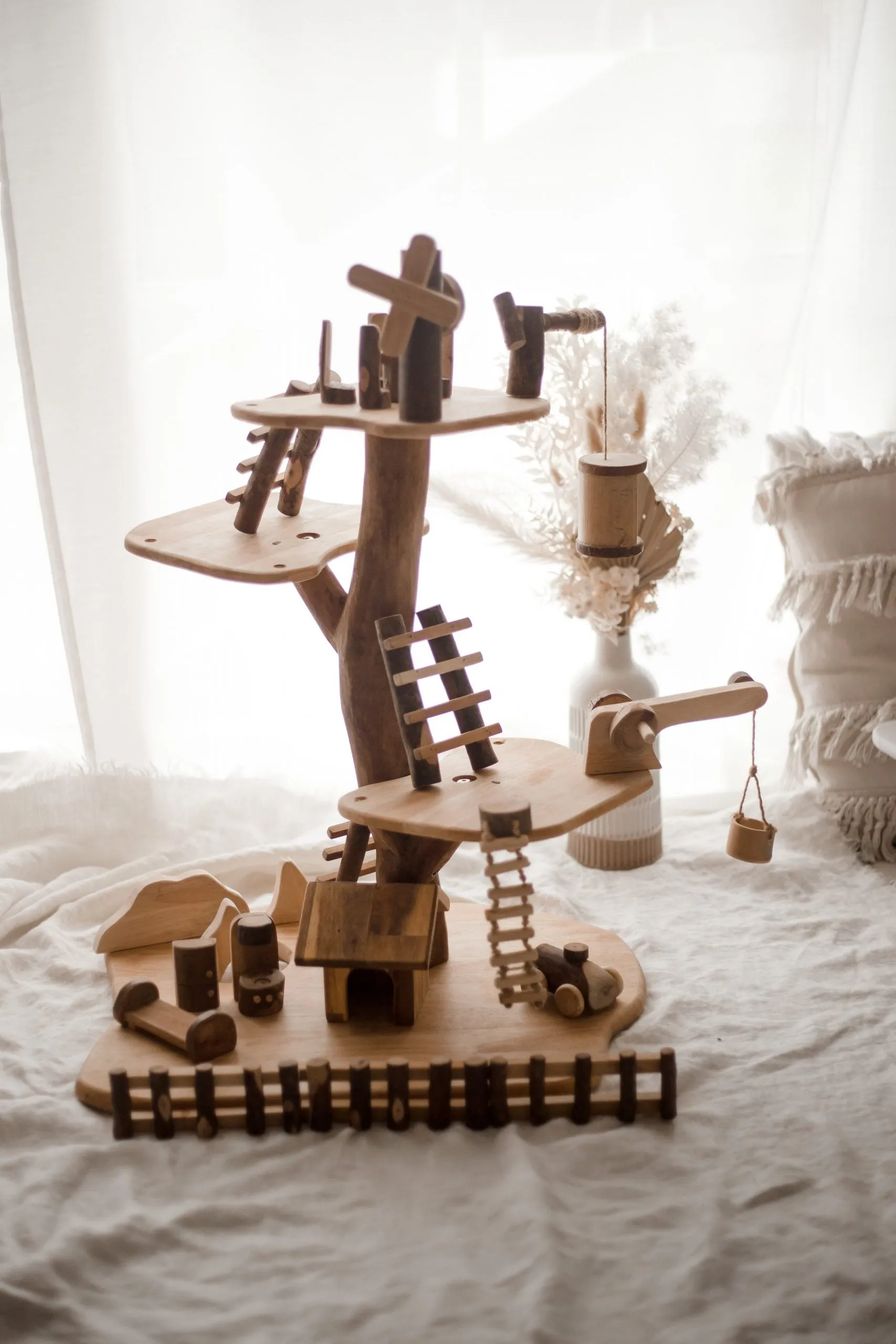 Wooden Fairytale Adventure Treehouse