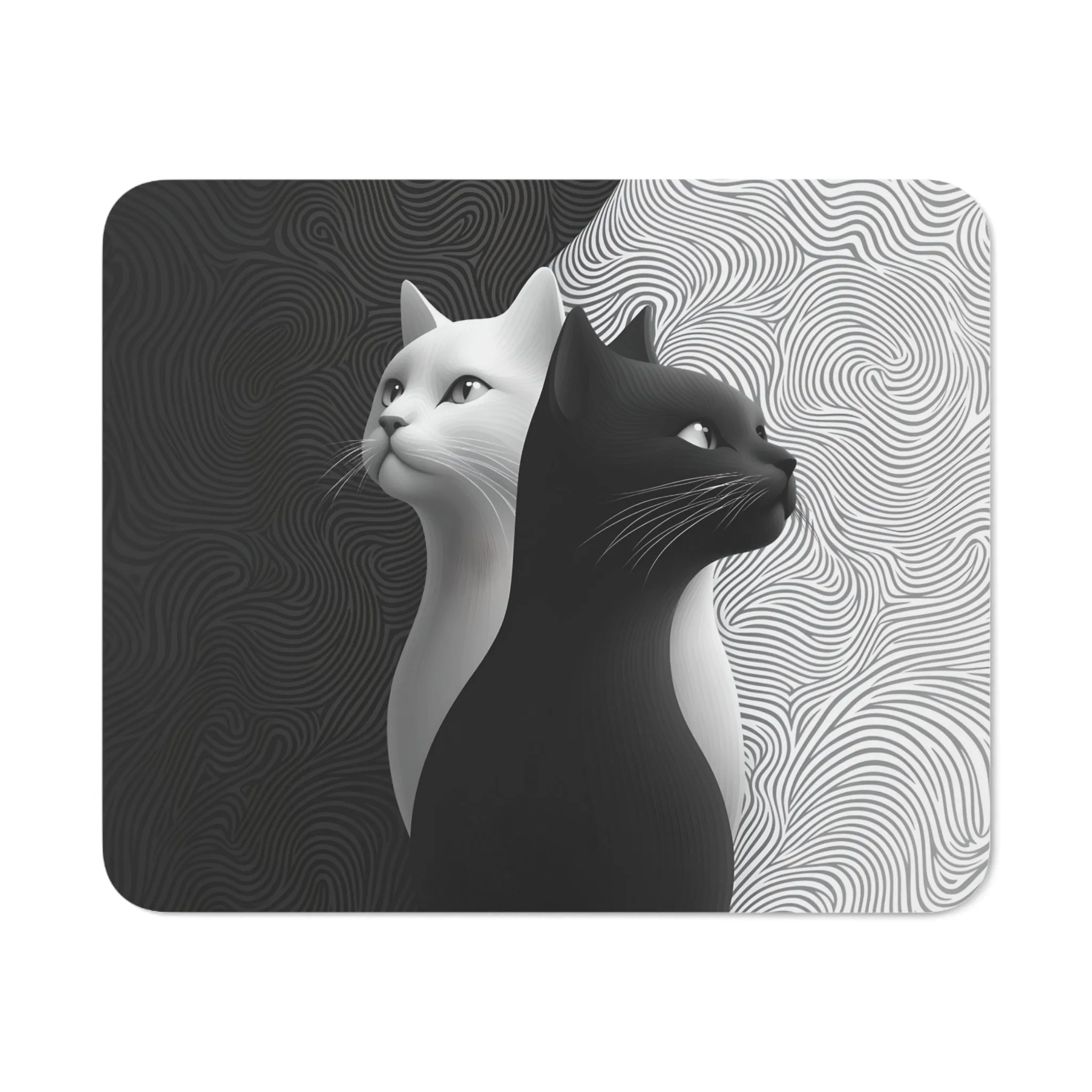 Ying Yan Cats - Schreibtisch-Mauspad